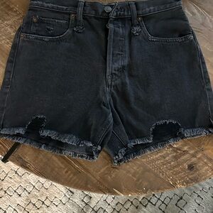 Free people denim shorts